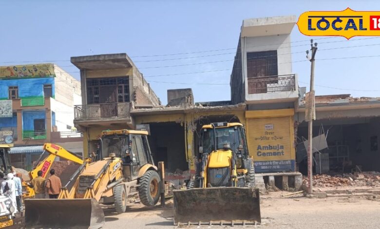 Big action on encroachment in Tijara of Alwar