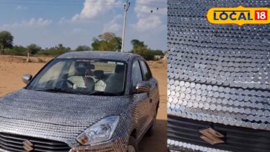 'Money car' becomes center of attraction in Rajasthan, unique car decorated with 1 rupee coins, goes viral on social media