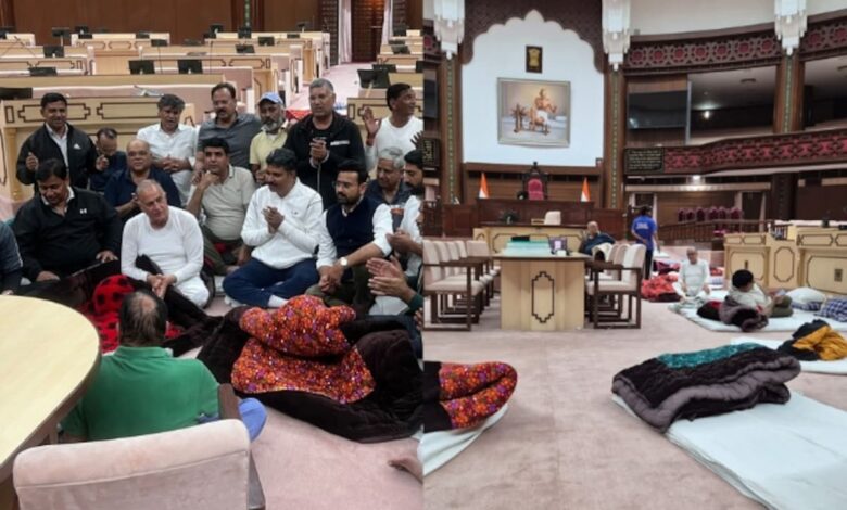 Congress Leaders' Sleepover At Rajasthan Assembly After "Dadi" Remark Row