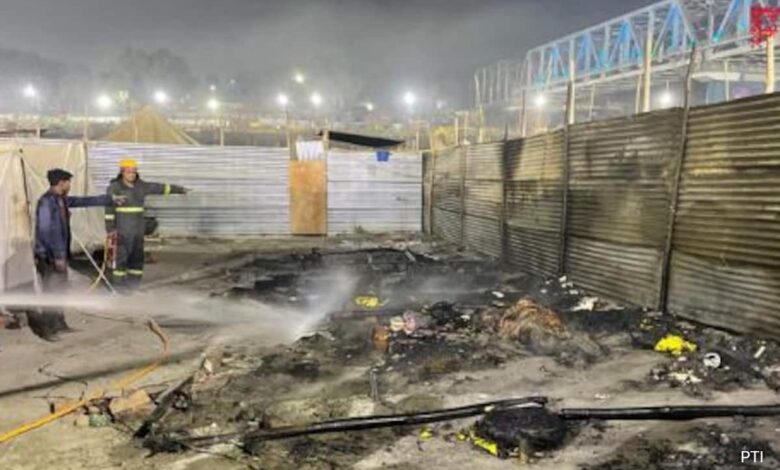 Fire At Maha Kumbh Site, One Injured