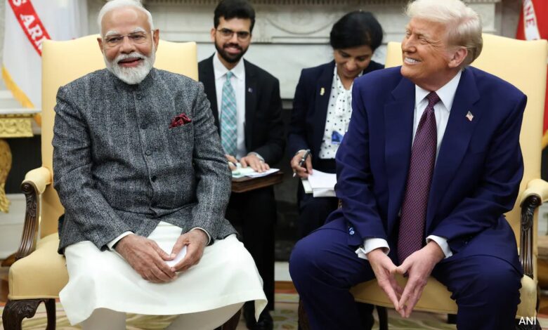 Donald Trump Talks Of "Wonderful Trade Deals" At Meet With "Great Leader" PM Modi