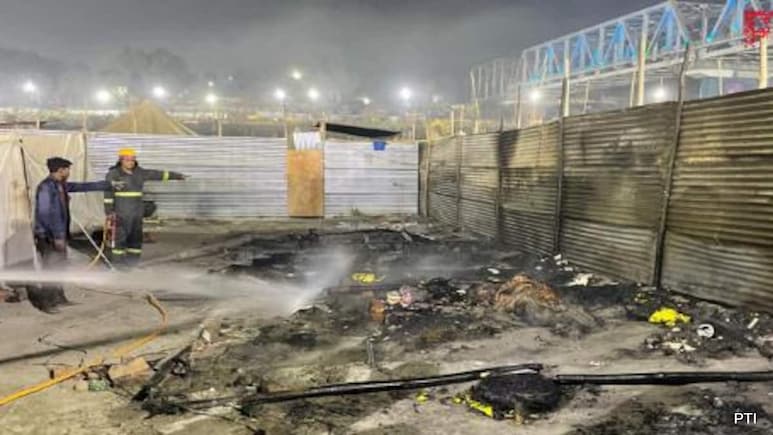 Fire At Maha Kumbh Site, One Injured