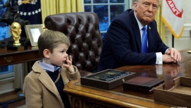 Trump Removes Office Desk After Musk's Son Seen Picking His Nose, Wiping Fingers