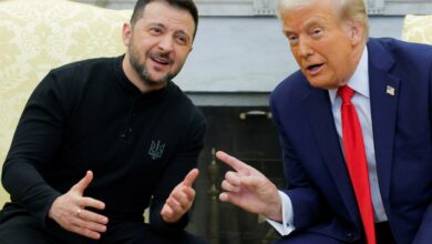 At Zelensky Meet, Trump's "Peacemaker" Remark, Then An Argument