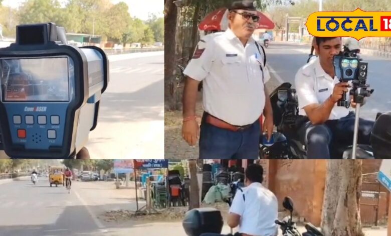अब यातायात नियम तोडे तो मोबाइल पर आएगा चालान का मैसेज,पाली पुलिस को मिली यह खास दो इंटरसेप्टर बाइक