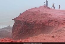 Iran Beach Turns Bright Red After Mysterious "Blood Rain"