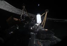 MAPP Rover Stranded as Athena Lander Tips Over During Lunar Mission