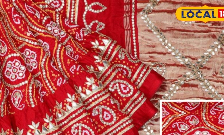 attractive look and variety demand for bondage Rajasthani saree foreign