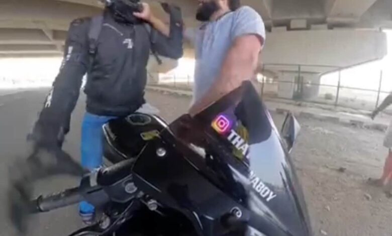 Superbiker Assaulted With Baseball Bat By Bodybuilders In Scorpio In Delhi