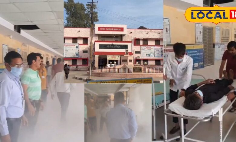 पाली के इस अस्पताल में लगी आग, सच्चाई पता चली तो डॉक्टर और मरीजों की जान में आई जान
