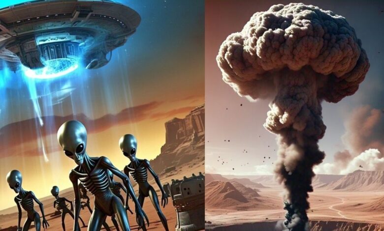 Alien Attack on Mars Science Big discovery, Nasa Scientist। वैज्ञानिक का दावा मंगल ग्रह पर हुआ था एलियन का परमाणु अटैक