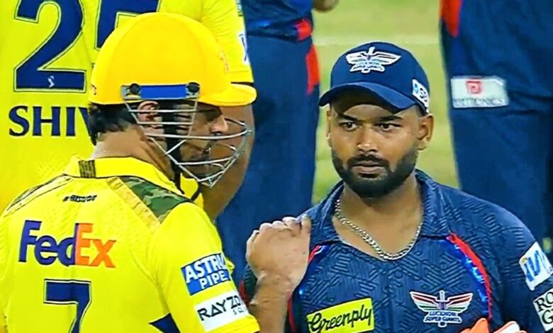 MS DHONI ने लखनऊ को तूफानी पारी खेल हराया, फिर पंत को जाकर समझाया