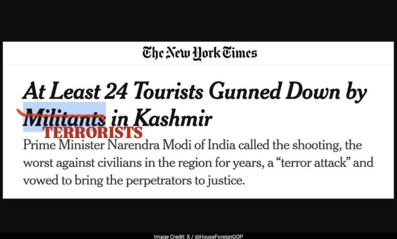 NYT Slammed By US Government Over Its Reportage Of Kashmir Terror Attack