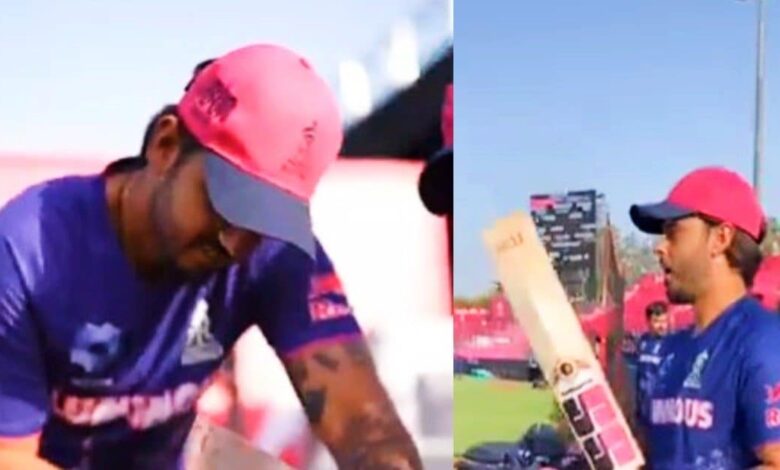 Nitish Rana cuts bat handle: राजस्थान रॉयल्स की हार और नीतीश राणा का वायरल वीडियो: IPL 2025 अपडेट