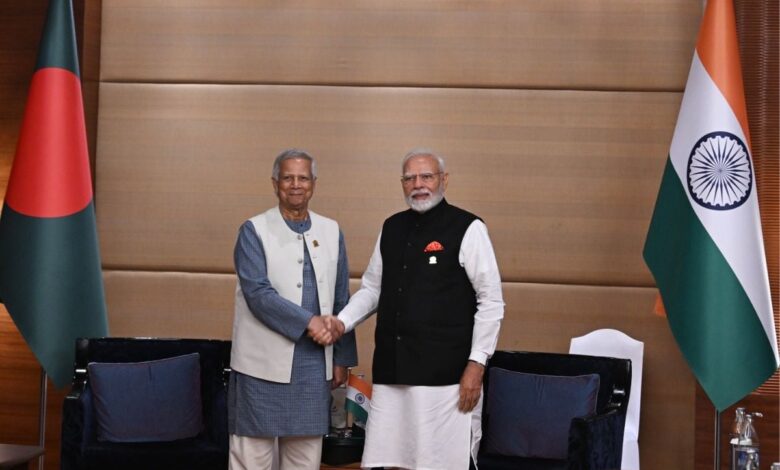 PM Modi Meets Bangladesh's M Yunus For The First Time Since Regime Change