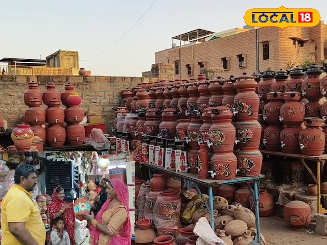 गर्मी के मौसम में 'देसी फ्रिज' से सजे बाजार, जोधपुर के मटके की कीमत जानें