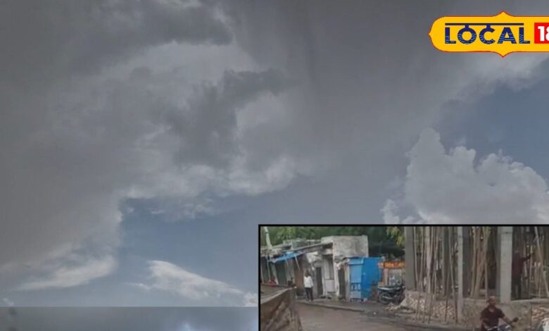 In the scorching heat, the clouds rained like drops of nectar and gave some relief from the heat