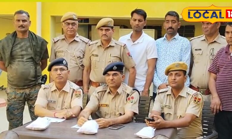 three arrested including brother-in-law and brother-in-law in case of robbery of a businessman, three accused were shaved and taken out in procession