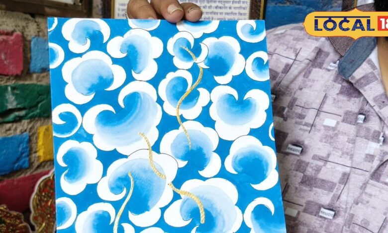unique painting Maharaja adopted idea then started raining
