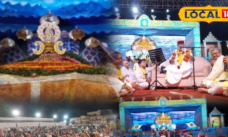 "Khatu Shyam Darbar Illuminates Udaipur, Devotees Dance Through the Night in Divine Fervor"