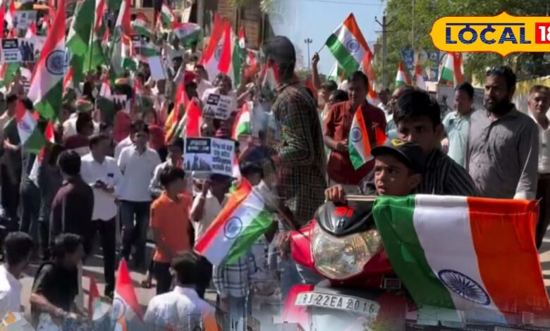 पाली में तिरंगा यात्रा: ऑपरेशन सिंदूर की कामयाबी पर देशभक्ति का जोश.