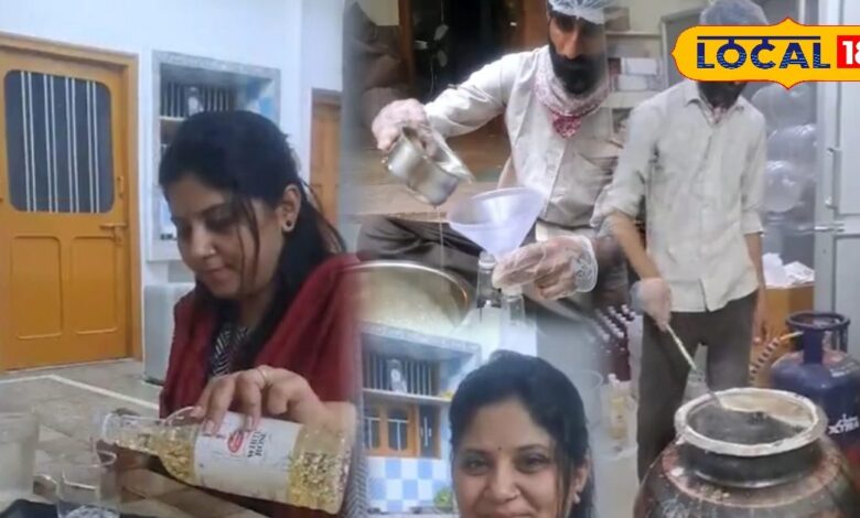 You might not have drunk this special sherbet made from white rose flowers, it is prepared in Ayurvedic way