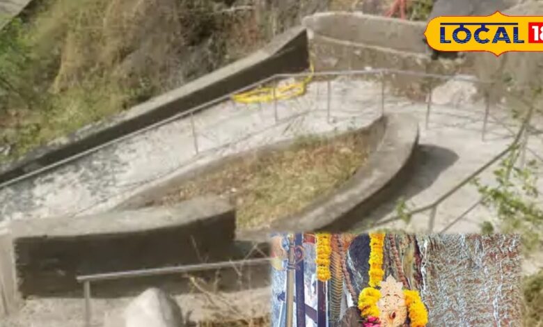 Pali Parshuram Mandir: पाली परशुराम महादेव मंदिर में 400 फुट स्टील रेलिंग लगाई गई.