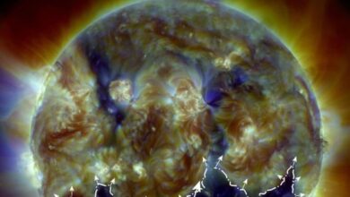 Giant hole opens in sun science news : सूरज में 10 लाख किलोमीटर बड़ा छेद, पृथ्वी पर सौर तूफान का खतरा.