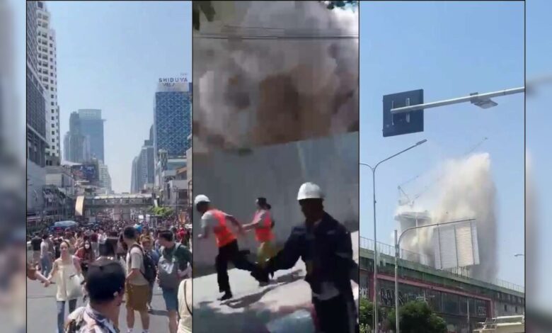 ब्रिज पर रुकी ट्रेन कांपी, इमारत जमींदोज, बैंकॉक-म्यांमार में भूकंप का तांडव – News18 हिंदी