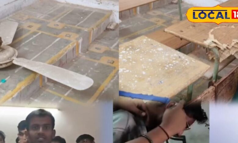 Fan Falls in Polytechnic College, Student Safe.