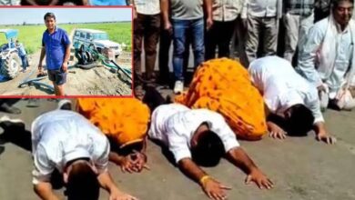 नरेश मीणा ने दाखिल किया पर्चा, परिवार समेत जनता को किया दंडवत प्रणाम, मांगा आशीर्वाद