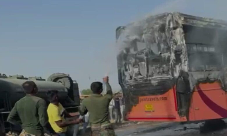 Jaisalmer Bus Fire Case : सेना ने संभाला मोर्चा, जानें कैसे लगी आग, 57 यात्री थे सवार