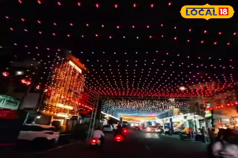 रंग बिरंगी लाइटों से सजा अजमेर