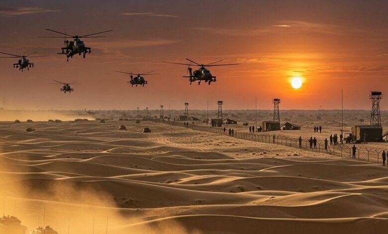 Jaisalmer Mahagujraj Exercise | Mahagujraj Exercise | India-Pak Border | Tri-Service Drill | NOTAM Alert | Drone and Missile Testing | Electronic Warfare India | Indian Army | Indian Air Force | Indian Navy