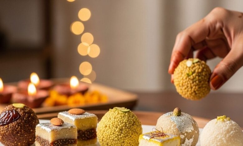 5 Healthy Diwali sweets। दिवाली पर शुगर फ्री हेल्दी मिठाइयां घर पर बनाएं, जानें 5 आसान रेसिपी.