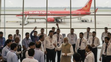 Air India Express flight IX1191 returned from runway Jaipur Airport.