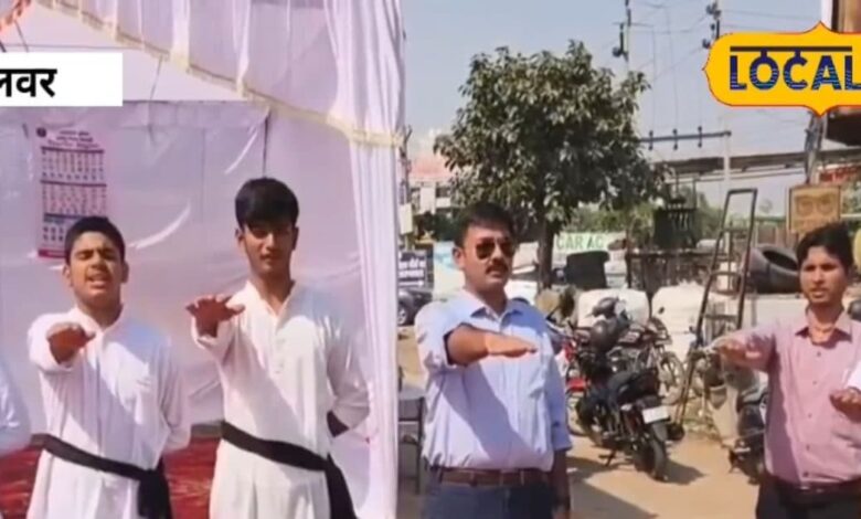 Bhiwadi Road Safety Awareness: छात्रों के नुक्कड़ नाटक से सड़क सुरक्षा की सीख, पुलिस ने दिलाई शपथ