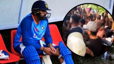 Chaos at Shivaji Park with rohit sharma: रोहित शर्मा को हजारों लोगों ने घेरा, मुश्किल से जान बचाकर निकले