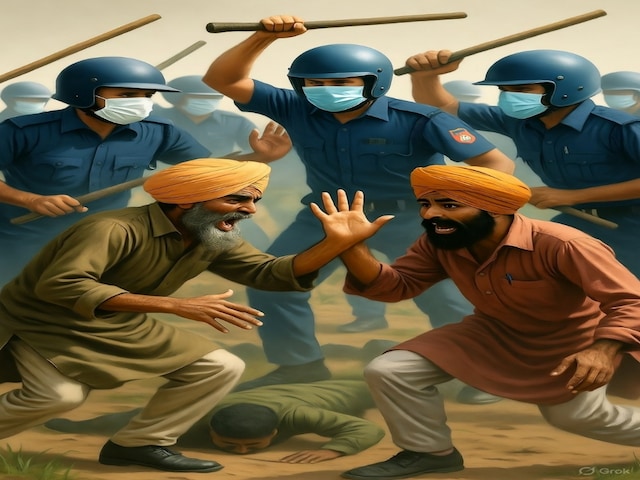 टोकन से पहले टूट पड़ा कहर, डीएपी खाद के इंतजार में किसानों पर चला डंडा!