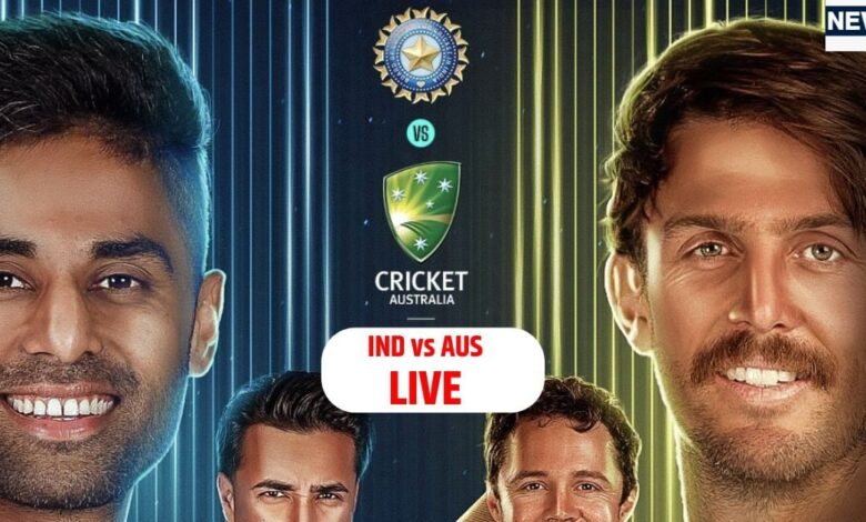 IND vs AUS 1st T20I LIVE: अभिषेक शर्मा ले रहे जोश हेजलवुड की खबर, टॉस गंवाकर भारत की पहली बैटिंग