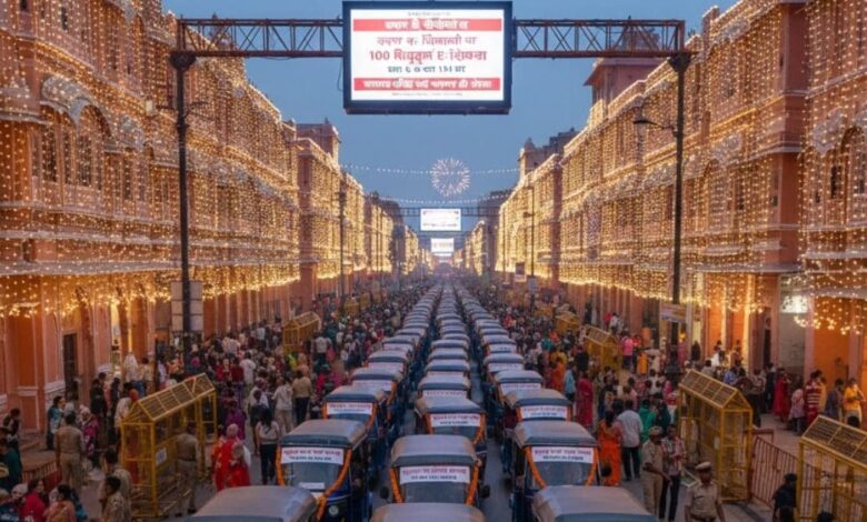 Jaipur Free E-Rickshaw Service During Deepawali