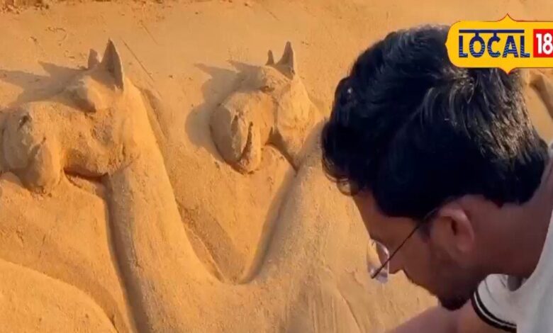 Pushkar Sand Art | Ajay Rawat Sand Sculptures | Pushkar Mela Art | Rajasthan Sand Art | Pushkar Tourism