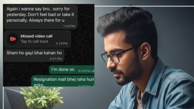 Viral Post: 'मैं नहीं चाहता'.. 3 शब्द लिखकर छोड़ दी नौकरी, मैनेजर ने वीडियो कॉल पर मांगी माफी, नहीं सुनी बात
