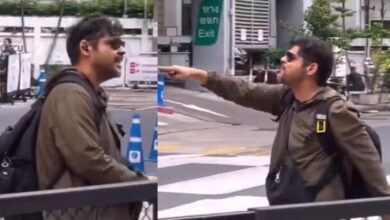drunk Indian Origin man shouts hindi slurs waves Pistol lighter Bangkok Video 41 year old Sahil Ram Thadani arrested|Video: बैंकॉक में देश का नाम खराब कर आया ये भारतीय शख्स, हिंदी में बकी गालियां, हथियार देखकर छूट जाएगी हंसी