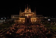 अक्षरधाम में दीपों का जादू, 11,000 रोशन दीयों से चमक उठा शहर, दूर-दूर से उमड़ी भीड़ – News18 हिंदी