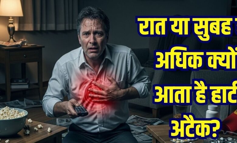 आखिर क्यों रात या सुबह के समय ही आता है हार्ट अटैक? कारण जानकर चौंक जाएंगे आप