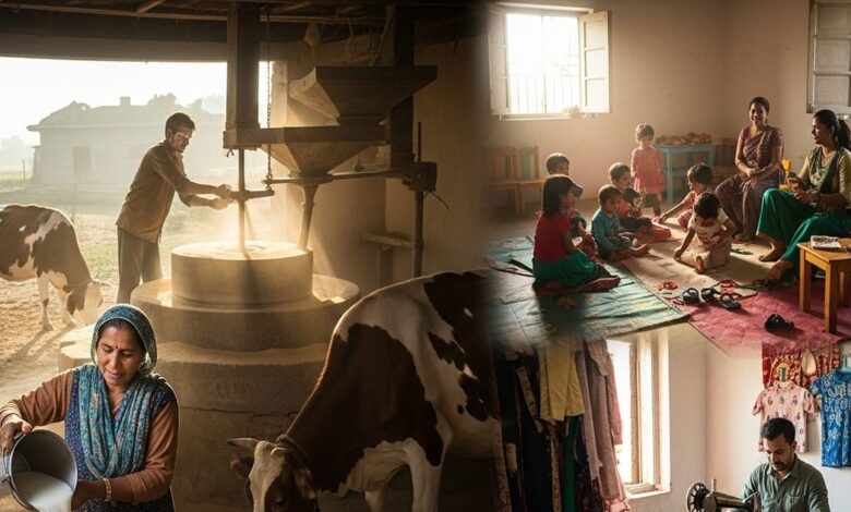 कम लागत में गांव में डेयरी, पोल्ट्री और ऑर्गेनिक खेती से ज्यादा मुनाफा