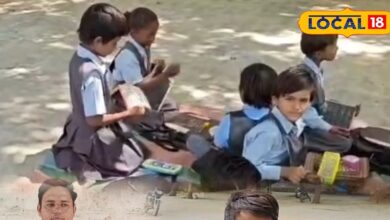 खुले में ठिठुरते हुए पढ़ाई करनी होगी? लूणी में टूटा शिक्षा का ढांचा