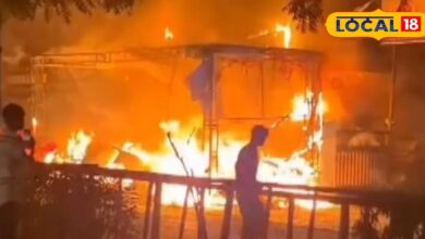 जोधपुर एयरपोर्ट मार्ग पर पटाखों की दुकान में भीषण आग, प्रशासन और फायर ब्रिगेड ने समय रहते काबू पाया