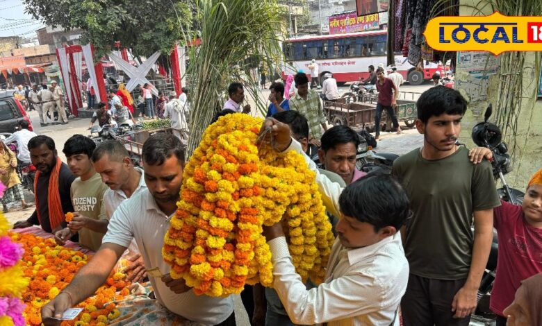 दीपावली पर अलवर के बाजारों में गेंदे और कमल के फूलों की मांग बढ़ी, किसानों के चेहरे खिले